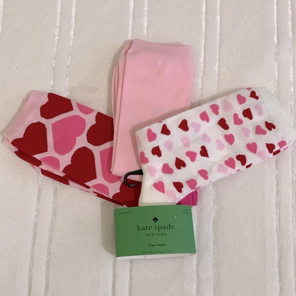 Kate Spade NY 3 Pairs One Size Socks Various Style & Colors - Picture 7 of 15